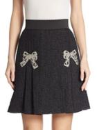 Dolce & Gabbana Jacquard Bow Detail Skirt