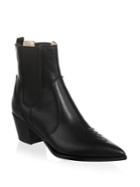 Gianvito Rossi Western Leather Chelsea Boots