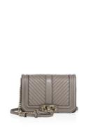 Rebecca Minkoff Small Love Chevron-quilted Leather Crossbody Bag