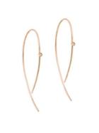 Lana Jewelry Diamond & 14k Rose Gold Hoop Earrings