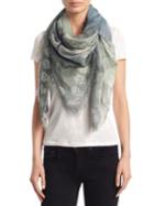 Alexander Mcqueen Waterlily And Flyes Shawl