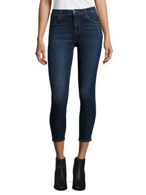 J Brand Alana High-rise Cropped Skinny Jeans/mesmeric