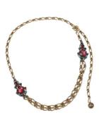 Lanvin Crystal Chain Necklace