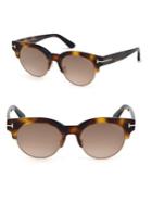 Tom Ford Eyewear Henri 52mm Round Cat-eye Sunglasses