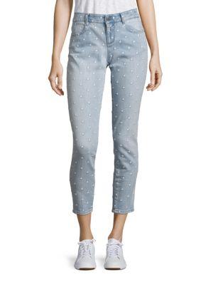 Stella Mccartney Star Embroidered Skinny Jeans