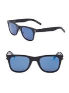Saint Laurent Slim 51mm Mirrored Square Sunglasses