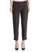 Milly Double-crepe Nicole Trousers