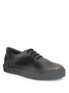 Lanvin Low-top Lace-up Calf Leather Sneakers