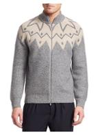 Brunello Cucinelli Jacquard Full-zip Cashmere Sweater