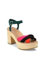 Loeffler Randall Elsa Colorblock Platform Sandals