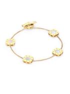 Roberto Coin Pois Moi Mother-of-pearl & 18k Yellow Gold Station Bracelet