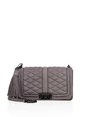 Rebecca Minkoff Quilted Love Nubuck Crossbody Bag