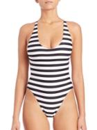 Proenza Schouler One-piece Strappy Crossback Maillot