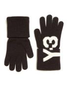 Y-3 Knit Logo Gloves