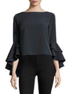 Milly Italian Cady Annie Bell Sleeves Top