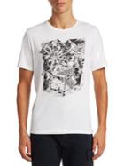 Saks Fifth Avenue X Anthony Davis Abstract Graphic Tee