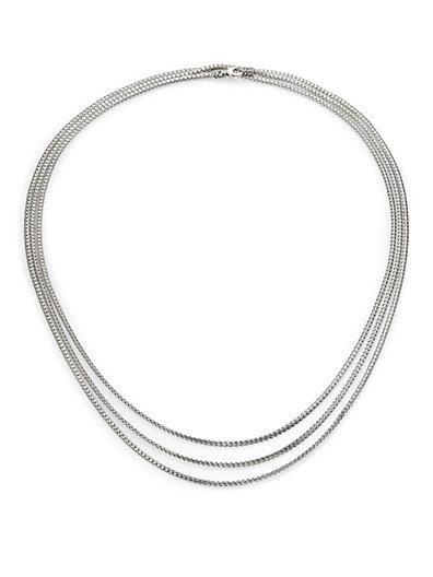 John Hardy Classic Chain Sterling Silver Mini Multi-strand Necklace