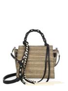 Elena Ghisellini Textured Top Handle Bag