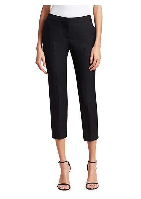 Alexander Mcqueen Cropped Cigarette Trousers