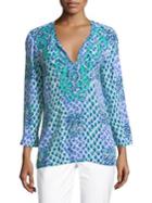 Lilly Pulitzer Amelia Embroidered Blouse