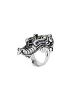 John Hardy Legends Mother Of Pearl & Sapphire Naga Ring