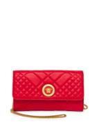 Versace Quilted Leather Mini Crossbody Bag
