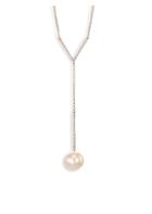 Yoko London 18k Rose Gold, Diamond & 12.5mm Australian Southsea Pearl Y-necklace