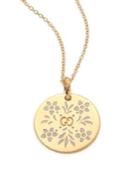 Gucci Icon Blooms 18k Yellow Gold Pendant Necklace