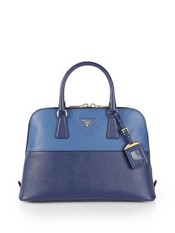 Prada Saffiano Bicolor Promenade Bag