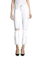 Jen7 By 7 For All Mankind Distressed Knee Skinny Jeans