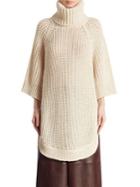 Chloe Chunky Oversize Alpaca & Wool Knit Turtleneck Sweater