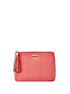 Gigi New York All-in-one Personalized Embossed Leather Clutch