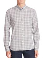 Billy Reid Long Sleeve Checked Button-down Shirt