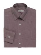 Canali Checkered Cotton Dress Shirt