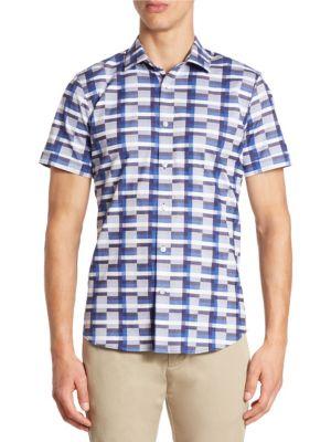 Saks Fifth Avenue Collection Harbor Shirt