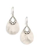 John Hardy Dot Mother-of-pearl & Sterling Silver Drop Earrings