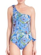 Emilio Pucci One-piece Jungle Printed One-shoulder Swimsuit