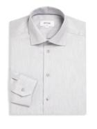 Eton Slim-fit Herringbone Dress Shirt