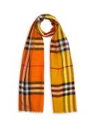 Burberry Oversized Giant Check Wool-silk Scarf