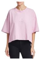 Acne Studios Oversized Cropped Cotton Tee