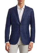 Saks Fifth Avenue Collection Plaid Sportcoat