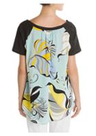 Emilio Pucci Jersey Print Back A-line Tee