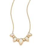 Zoe Chicco Diamond & 14k Yellow Gold Five-marquis Necklace