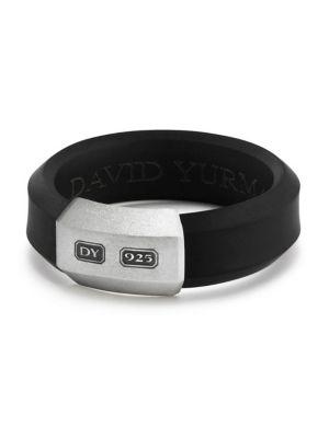 David Yurman Hex Sterling Silver Band Ring