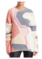 Peter Pilotto Heavy Knit Patchwork Pullover