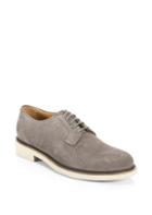 Giorgio Armani Derby Perforated Suede Loafers