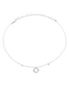 Meira T Sunburst Diamond, Moonstone & 14k White Gold Choker