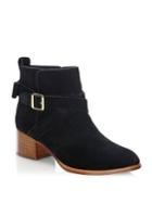 Kate Spade New York Polly Stacked Heel Leather Booties