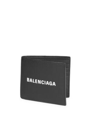 Balenciaga Leather Logo Wallet