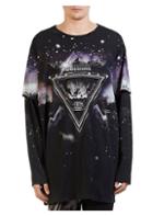 Balmain Galaxy Pyramid Print Sweatshirt